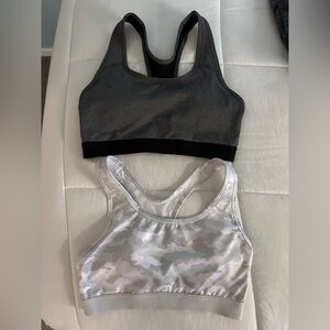 Avia Black and Gray Sports Bra Duo